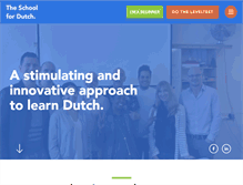 Tablet Screenshot of learndutch.com